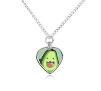 Collier funéraire pour animaux de compagnie - Bijou commémoratif pour chien/chat avec entonnoir, pendentif en forme de cœur et chaîne de 70,1 cm, collier urne en forme de vache heureuse