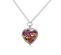Collier funéraire pour animaux de compagnie - Bijoux commémoratifs pour chien/chat avec entonnoir, pendentif en forme de cœur et chaîne de 70,1 cm, collier urne de perfection pensée cadeau souvenir