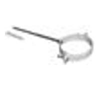 Collier galvanisé blanc à cheville D100 - UBBINK - 308410 Noir G