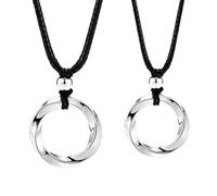 Collier géométrique en argent sterling galvanisé pour femme, Métal