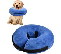 Collier Gonflable de Rétablissement, Collier Gonflable de Protection, Collerette Chien Gonflable, Collier De Chien Gonflable, pour La Récupération d'animaux Familiers de Chirurgie Ou de Blessures (S)