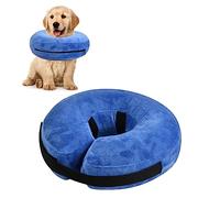 Collier Gonflable de rétablissement de Chien,Réglable de Collier pour Chien de Chirurgie ou de Blessures,Collier Gonflable de Protection pour Chiens et Chats ne Bloque Pas la Vision (70, Grammes)