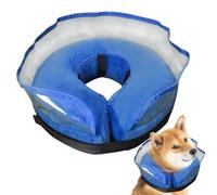 Collier Gonflable en Forme De Cône pour Chien - Oreiller De Protection Réglable,Collier en Forme D Anneau pour Chien,pour La Récupération Après Stérilisation Et La Prévention du Léchage des Blessures