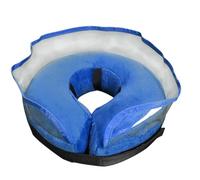 Collier gonflable pour chiens - Protecteur d'oreiller en cercle réglable - Donut pour cou de chien à séchage rapide, pour la post-opératoire de stérilisation pour éviter les lésions du cou et les