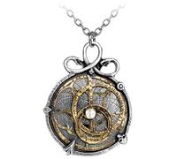 Collier Gothic de Alchemy Gothic - Anguistralobe - pour Femme - couleur argent Standard