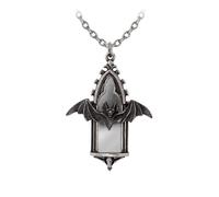 Alchemy Gothic Call of The Undead Unisexe Collier noir/argent Étain