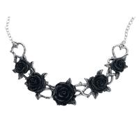 Collier Gothic de Alchemy Gothic - Chocker Rose Briars - pour Femme - couleur argent Standard