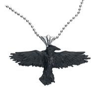 Collier Gothic de Alchemy Gothic - Corbeau Noir - pour Unisexe - noir Standard