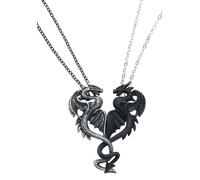 Collier Gothic de Alchemy Gothic - Draconic Tryst - pour Unisexe - noir/argent Standard