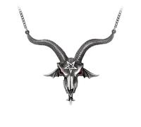 Collier Gothic de Alchemy Gothic - Pendentif Baphometica - pour Unisexe - couleur argent Standard