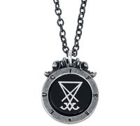 Collier Gothic de Alchemy Gothic - Seal of Lucifer - pour Femme - noir/argent Standard