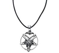 Collier Gothic de etNox hard and heavy - Pentagramme Bouc - pour Unisexe - couleur argent Standard