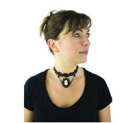 Collier - Gothique - Camée - Taille unique - Noir - Femme