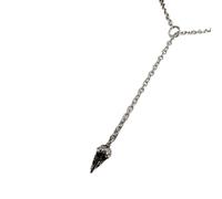 Collier gothique unique en alliage fait à la main avec motif tête de mort, accessoire esthétique foncé pour homme et femme personnalisable