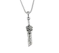 Collier gothique vintage avec pendentif épée brisée