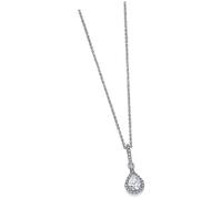Collier Goutte Lotus Silver Blanc Lp1592-1/1 Zircone Argent 925 Jlp1592-1-1