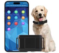 Collier GPS 4G TK919 Pro pour Chien - Traceur Anti-Fugue, Anti-Perte, Étanche - Moniteur d'Activité et Localisateur (Collier Inclus, Carte SIM Requise)