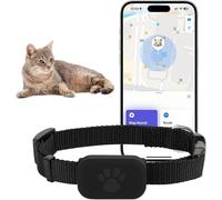 Collier GPS Chat,Chat Tracker, Collier GPS Chat Tracker, Aide à Localiser Votre Chat, pour chatonssans Frais mensuels, pour Apple Find (Compatible avec iOS/Android), Collier GPS Chat Tracker (Black)