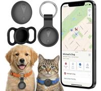 Collier GPS Chat, Chien Traceur sans Frais Mensuels, Compatible avec iOS et Android, Suivi en Temps Réel Traceur Collier Traceur Chat, Batterie Longue durée avec étanche Traceur Animal, Rose