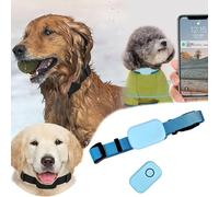 Collier GPS Chat, Collier Traceur Chat, Aide à Localiser Votre Chat, pour Chatons Et Chiots Pas De Frais Mensuels, Traceur GPS Compatible avec Android/iOS (Bleu Ciel)