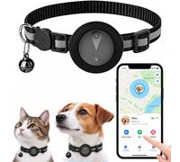 Collier GPS Chat et Chien Suivi en Temps Réel Compatible avec iOS | Traceur GPS pour Animaux Sans Abonnement Localisation Intelligente Collier Réglable Étanche Anti-Perte pour Chiens et Chats