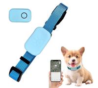 Collier GPS Chat, Traceur GPS Chat, Aide à Localiser Votre Chat pour Apple Find (Compatible avec iOS/Android), pour Chatonssans sans Abonnement (Bleu)