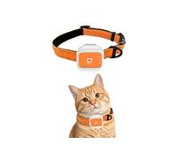 Collier GPS pour animal - Suivi temps réel 4G - Alertes SOS - Clôture virtuelle - Orange