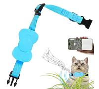Collier GPS pour Chien | Collier Localisateur GPS Chat | Localisateur Electronique Précis Anti-Perte pour Animal de Compagnie Clés Valise Enfant