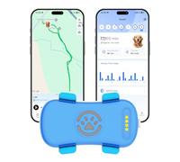 Collier GPS pour Chiens Suivi Satellite en Direct 4G, Multiples alertes intelligentes, Moniteur d'activité entièrement étanche pour Chiens et Chats, portée illimitée, Rappel Vocal à Distance