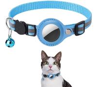 Collier GPS-Tag pour Chat Étanche et Réfléchissant - Anti-Perte sans Abonnement - Fermeture Anti-Étranglement - Balades Intérieur & Extérieur - Ajustable Chatons & Chats Adultes