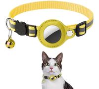 Collier GPS-Tag pour Chat Étanche et Réfléchissant - Anti-Perte sans Abonnement - Fermeture Anti-Étranglement - Balades Intérieur & Extérieur - Ajustable Chatons & Chats Adultes