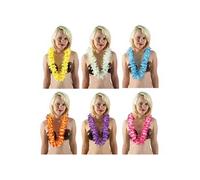Collier grande fleur Hawaïenne multicolore (x1) REF/57003 - couleur aléatoire - ptit clown