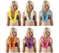 Collier grande fleur Hawaïenne multicolore (x1) REF/57003 - couleur aléatoire - ptit clown multicolore
