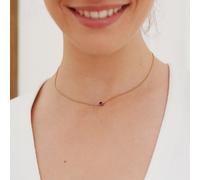 Collier grenat - essentiel