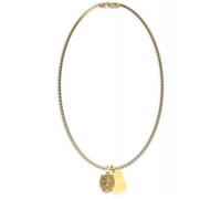 Collier - Guess - JUMN01300JWYGT - Acier doré - 2 pampilles - Tête de lion