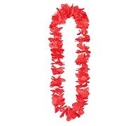 Collier Hawaï Ohana Rouge - Taille Unique