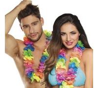 collier hawaïen multicolore luxe - boland 52255 Multicolore G