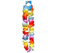 Collier - Hawaïen multicolore - Tissu synthétique - Vendu à l'unité - Mixte