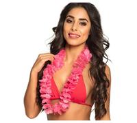 Collier Hawaïen Uni Rose
