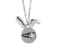 Collier Hip-Hop Freedom Saint Graal Lapin Pendentif Lapin Animal Bijoux Cadeau