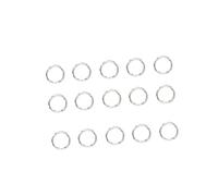 Collier Homme, 200pcs Fermoirs Porte-clés Connecteurs Porte-clés Plats Anneaux Boucle Faux Septum Anneau Argent Anneau Durable Porte-clés Connecteurs Terminaux Fermoir Argent