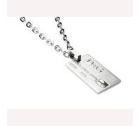 Collier homme - D&G - JEWELS ID & G DJ0772 - Acier inoxydable - Argenté - Adulte