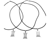 Collier Homme Femme Acier Inoxydable Avec Nom Symbole Ou Gravure Personnalisé