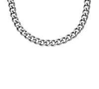 Collier Homme Fossil Ellis Maille Gourmette Acier