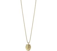 Collier homme Lion de Guess en acier inoxydable doré