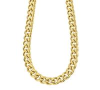 Collier Homme - LOTUS STYLE - Men In Black - Acier Doré - Maille Gourmette - LS2215-1/1