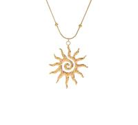 Collier Homme Soleil Doré Totem Breloques Collier pour Les Femmes Nouveau Mode Design Sens Cou Chaîne Bijoux Cadeau De Fête