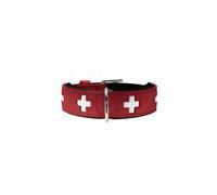 Collier Hunter Swiss nickel, rouge - taille 37