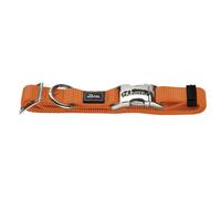 Hunter - Collier Vario collier de base en aluminium fermant à clé L 45-65 cm d'orange
