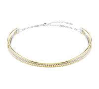 Collier Hyperbola, Taille ronde, Blanc, Finition mix de métal OS